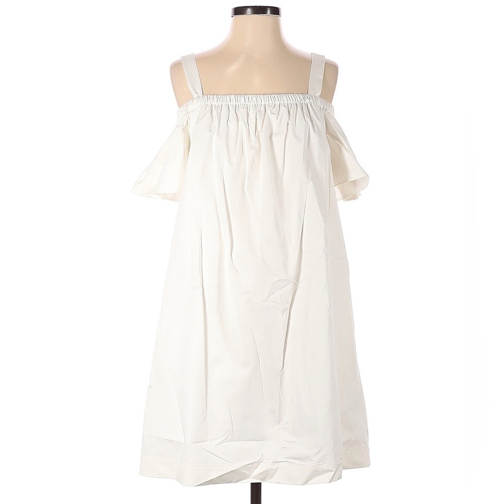 NWT - Broome Street by Kate Spade Cold Shoulder Dress in Fresh White- Size: XS